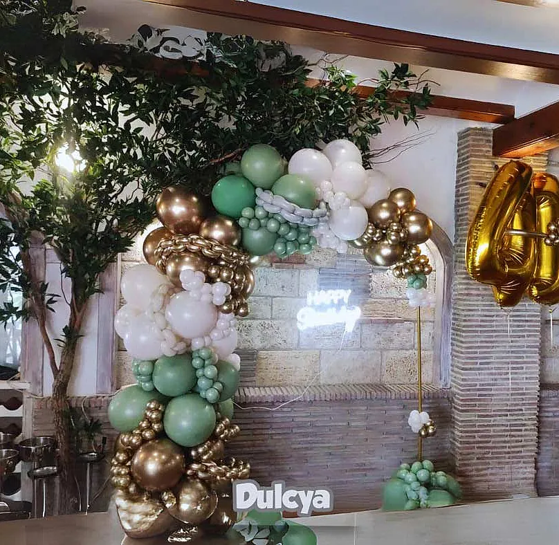 Dulcya Eventos y Golosinas decoración con globos para cumpleaños